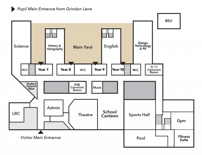 Sandhill View Academy » School Layout